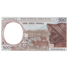 P301Ff Central African Republic - 500 Francs Year 1999